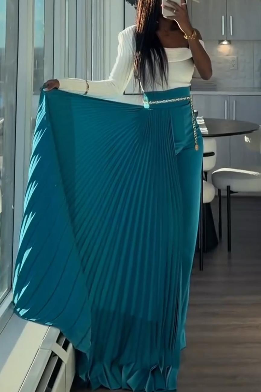Pleated Pants