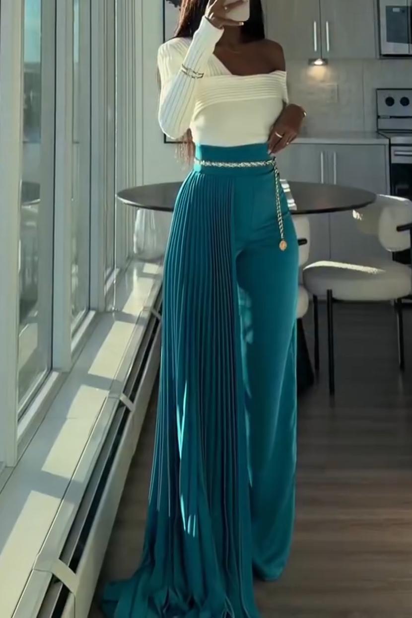 Pleated Pants