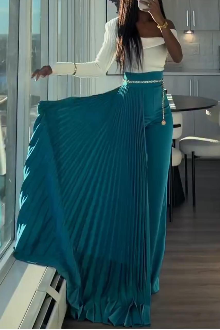 Pleated Pants