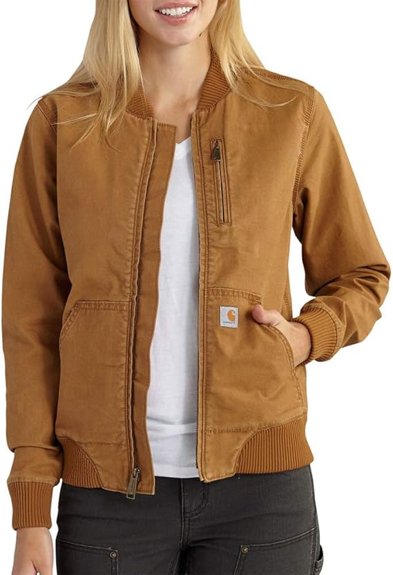 Women's Rugged Flex Relaxed Fit Canvas Jacket