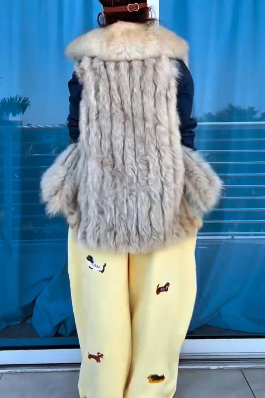 New Luxury Warm Faux Fur Vest