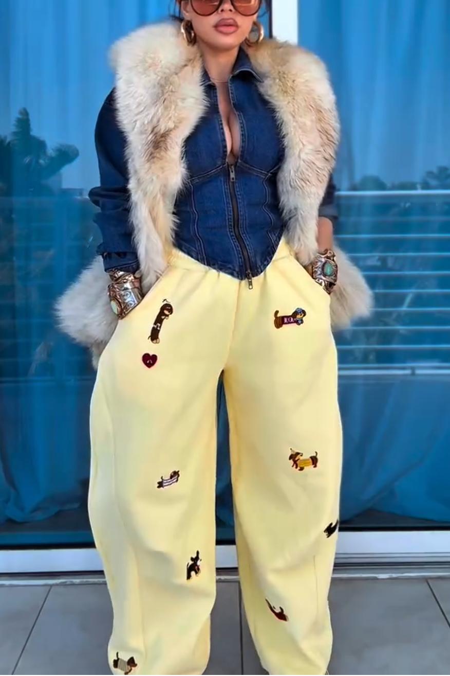 New Luxury Warm Faux Fur Vest