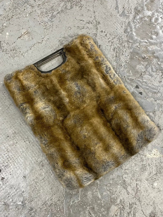 2000s Cavalli Fur Handle Bag