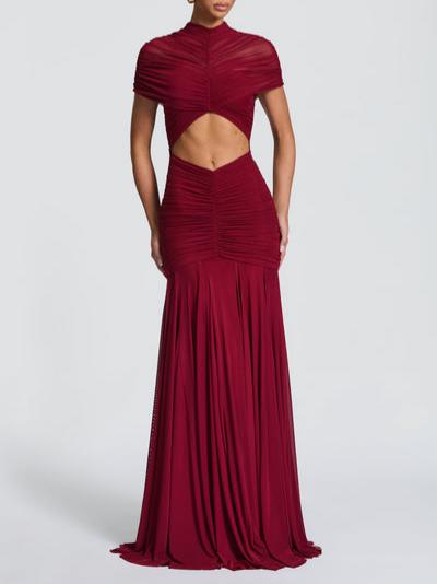 Jaya Maxi Dress - Burgundy