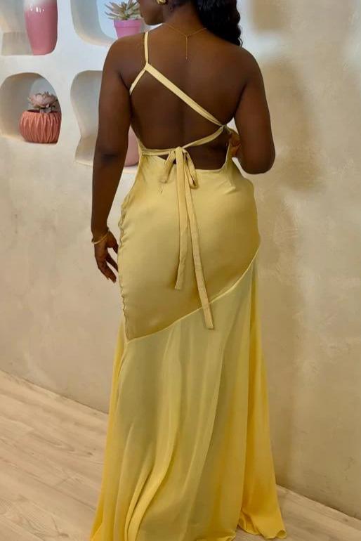 Ethereal One-Shoulder Maxi Dress