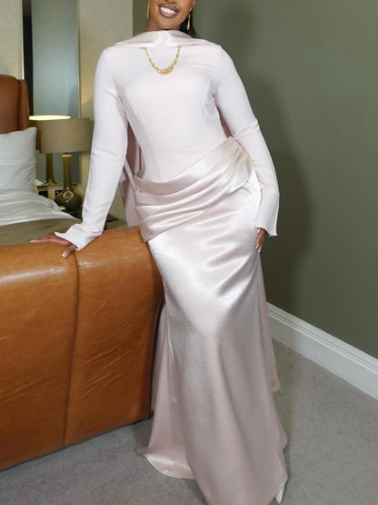 Kifah Evening Gown - Blush Pink