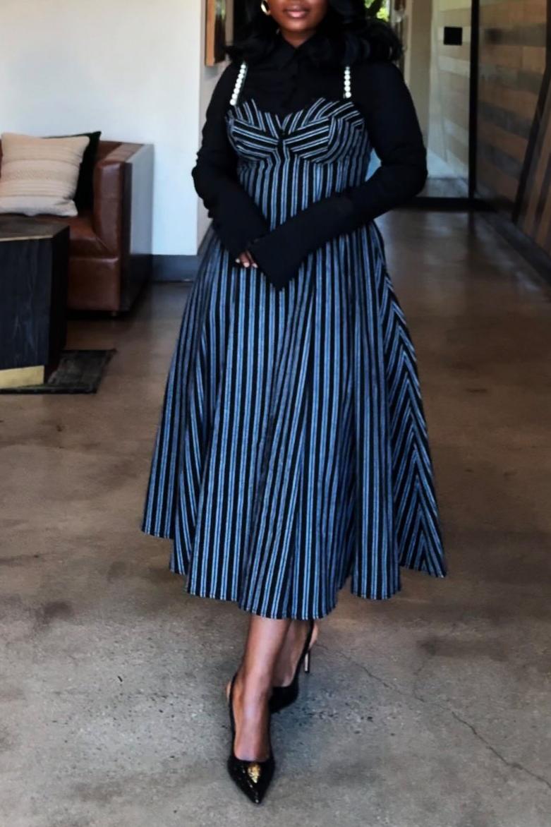 Layla Corset-Style A-Line Dress