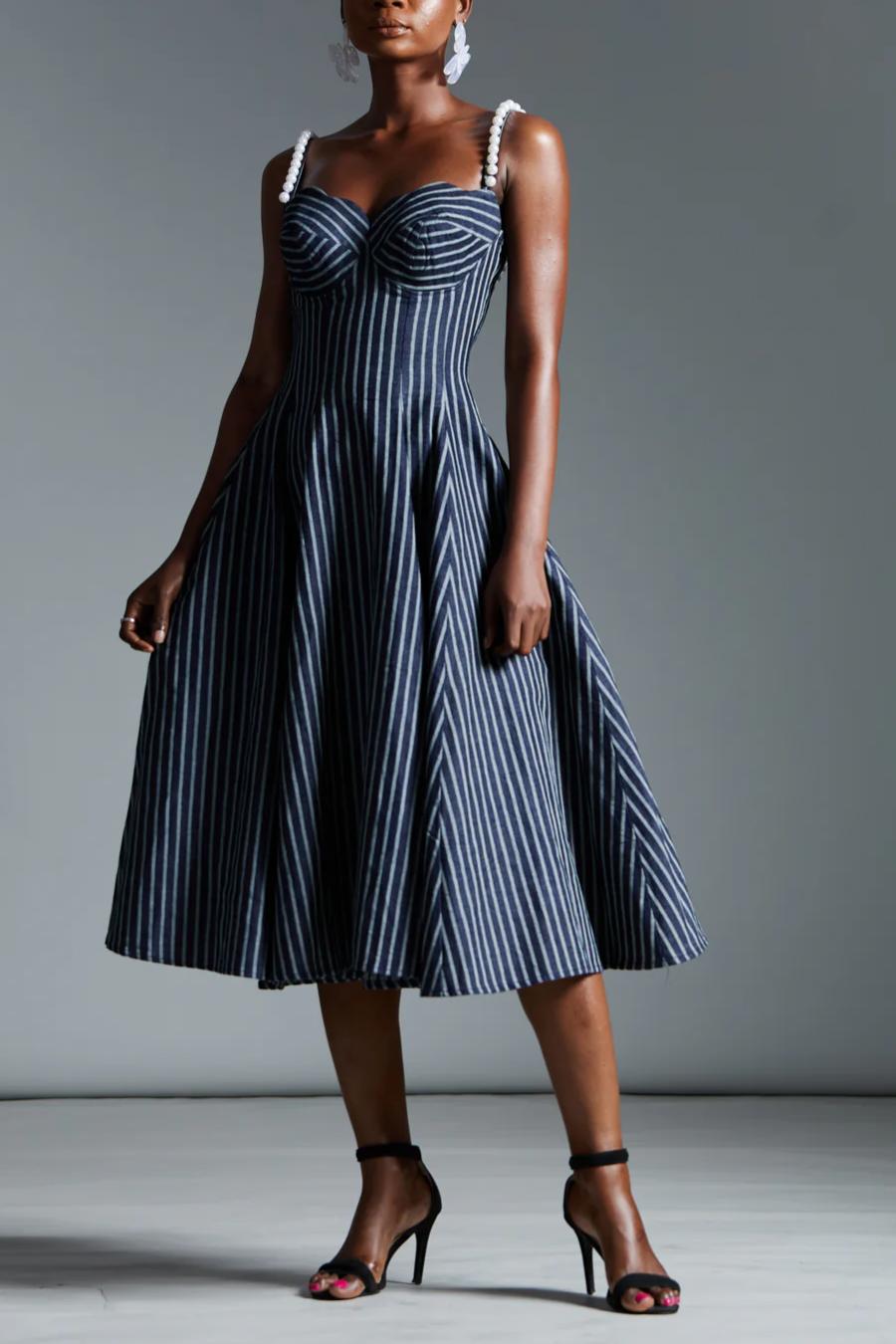 Layla Corset-Style A-Line Dress