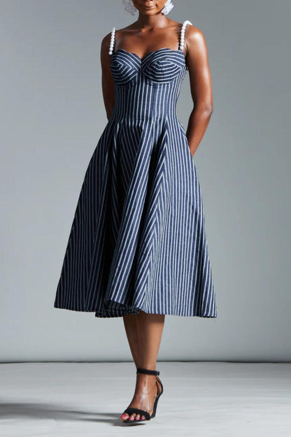 Layla Corset-Style A-Line Dress