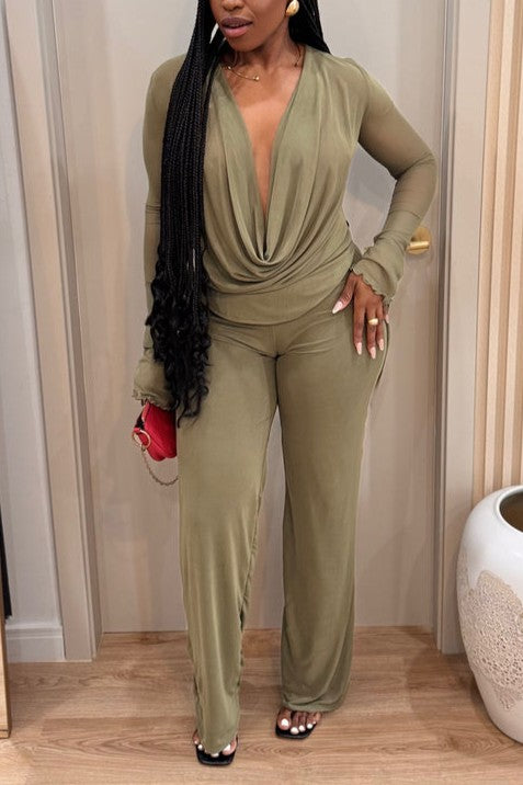 Deep desire 2 piece pants
