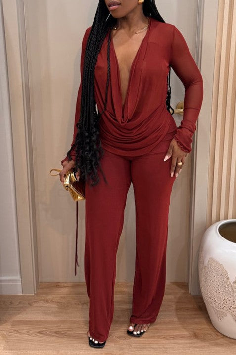 Deep desire 2 piece pants