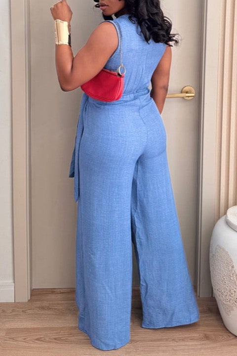 Alora Waist Tie Jumpsuit
