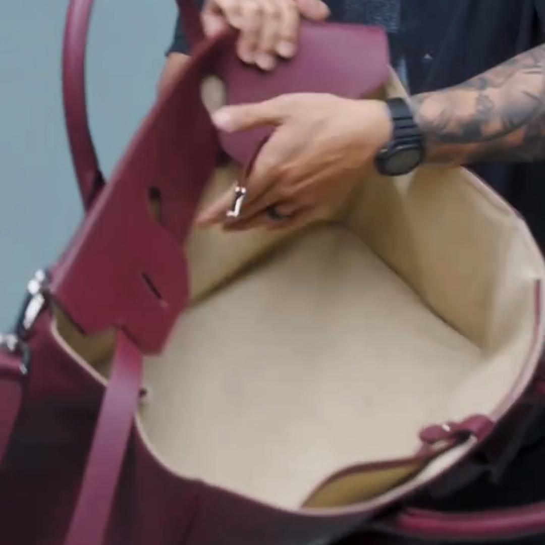 Custom Luxury Travel Tote
