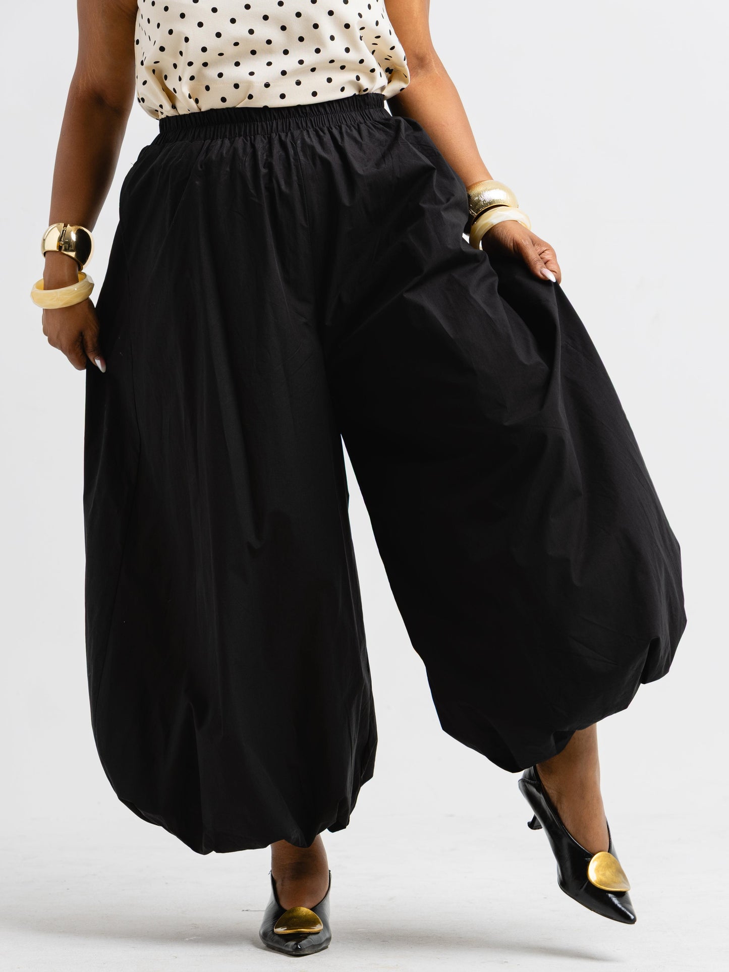 Black Balloon Pants