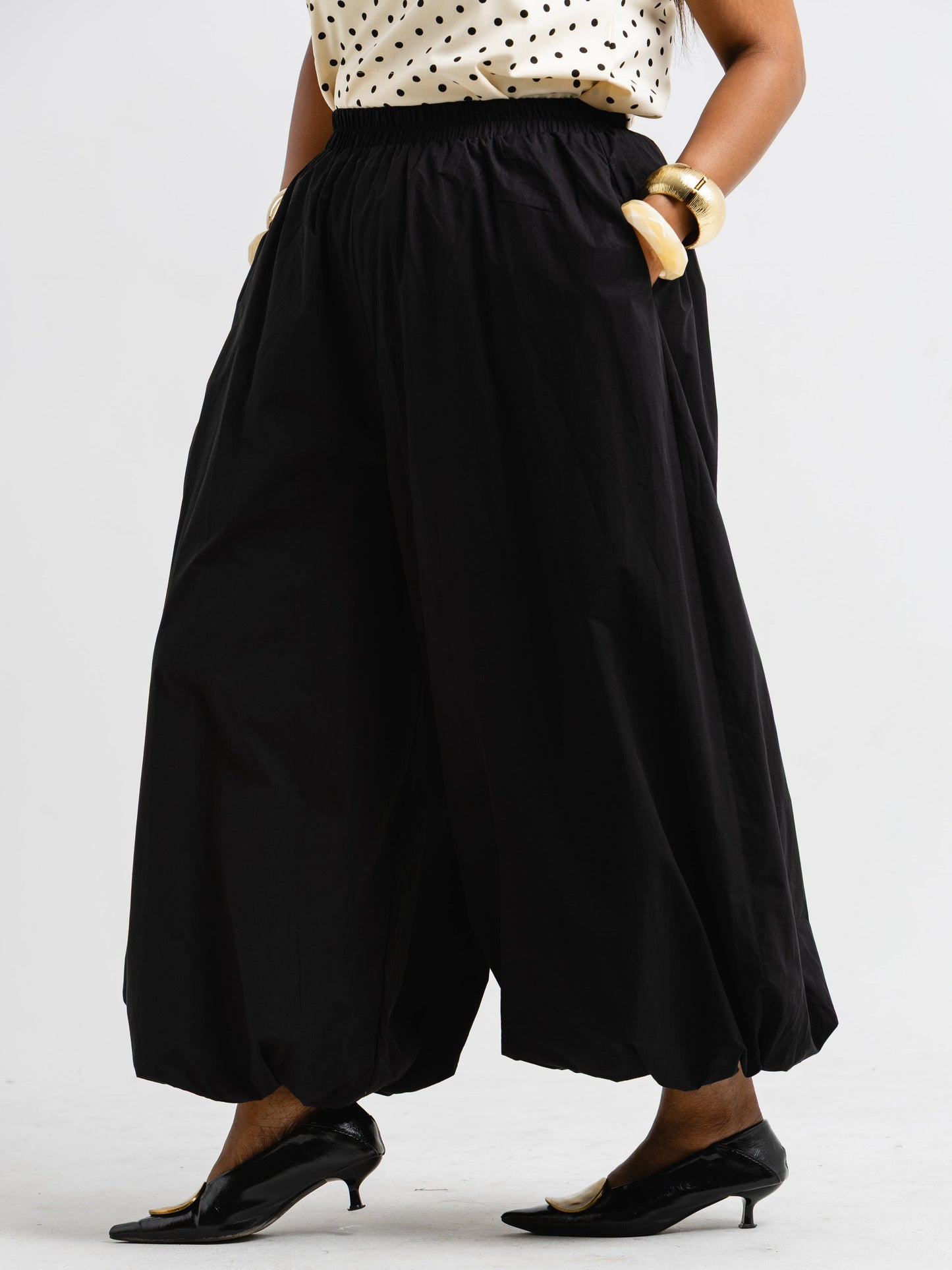 Black Balloon Pants