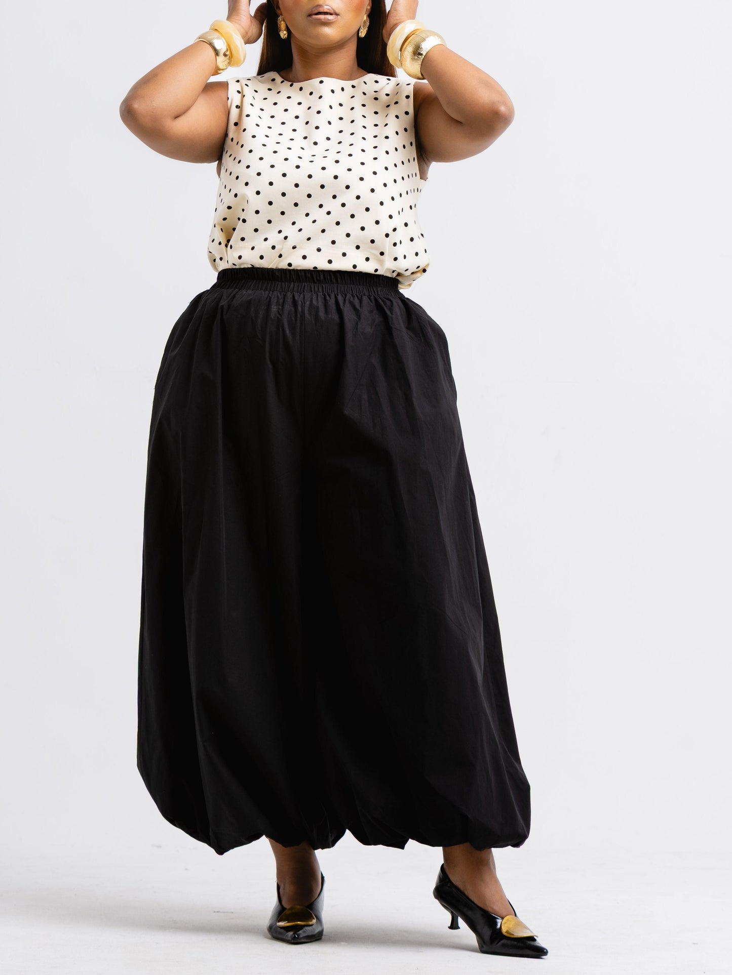 Black Balloon Pants