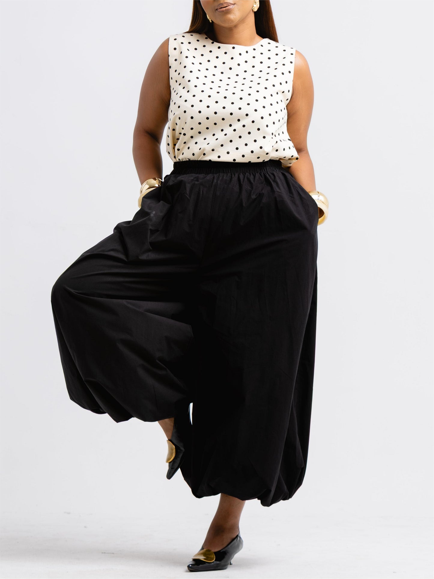 Black Balloon Pants