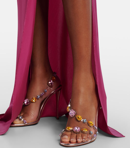 Rosa Z 100 embellished leather sandals