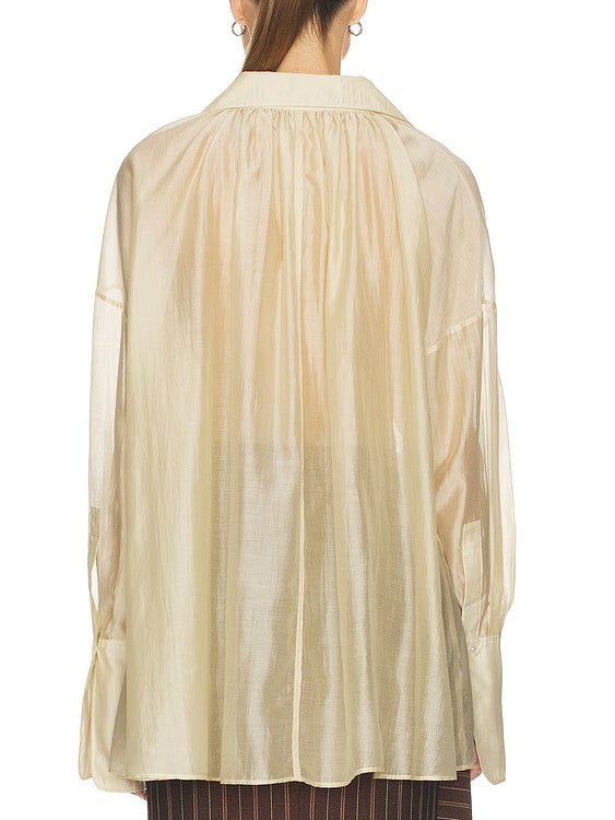 Satin Tie-Front Blouse