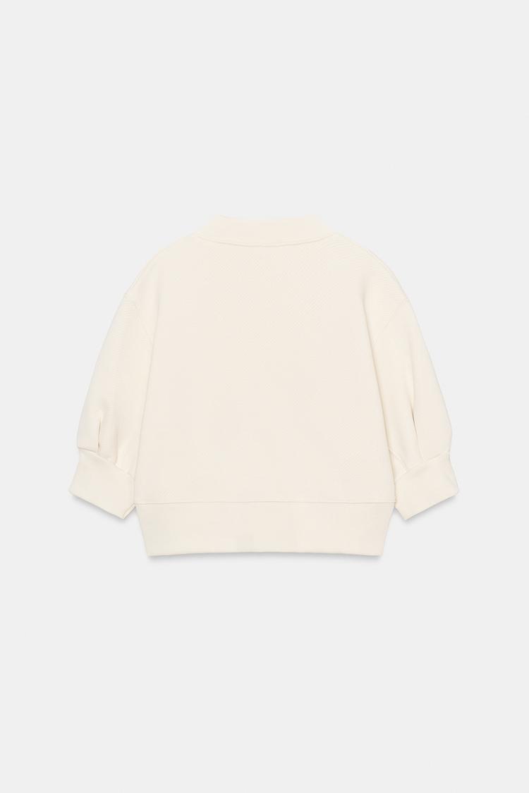 Volume Cropped Sweatshirt