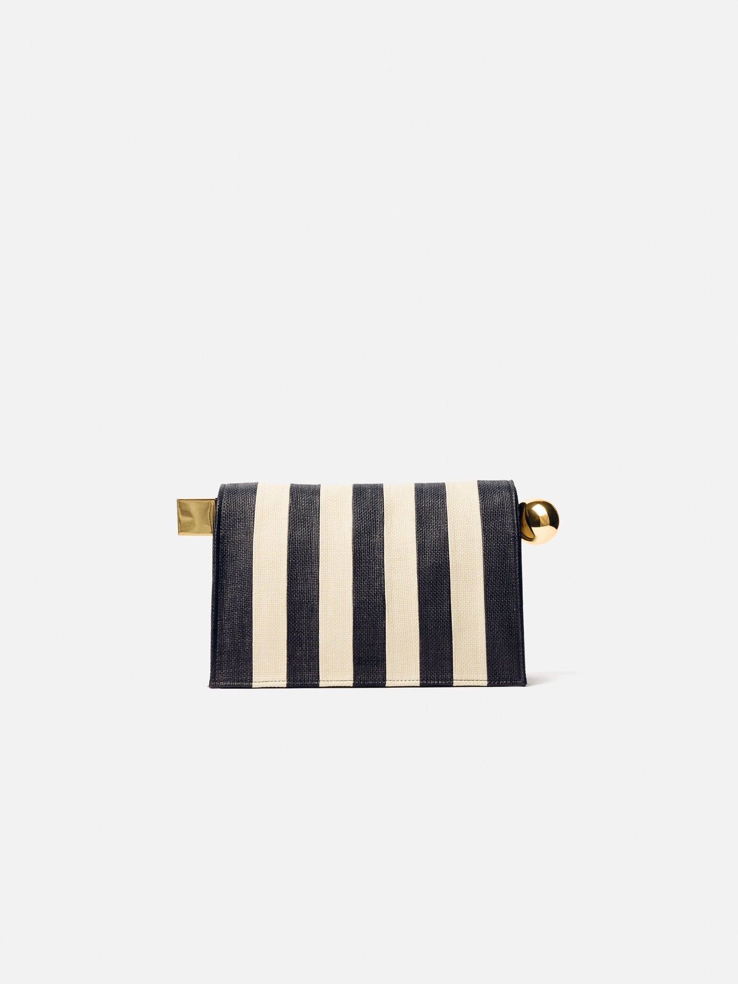 Classic Color-blocked buckle clutch