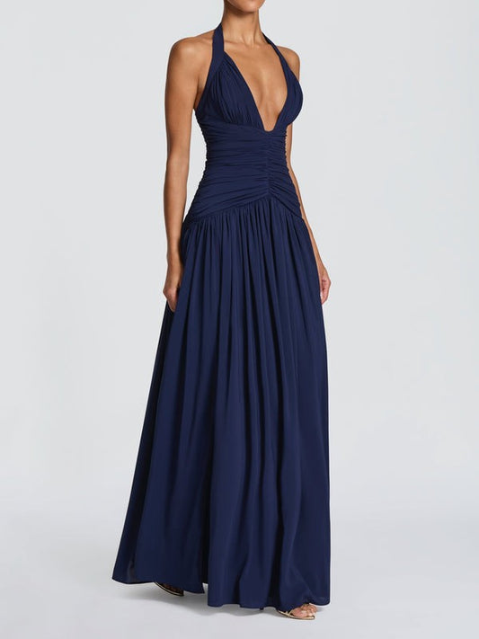 Amaris Maxi Dress - Navy