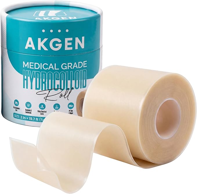 Hydrocolloid Roll for Wound Care – Cut-to-Size Ultra Absorbent First Aid Kit Essential