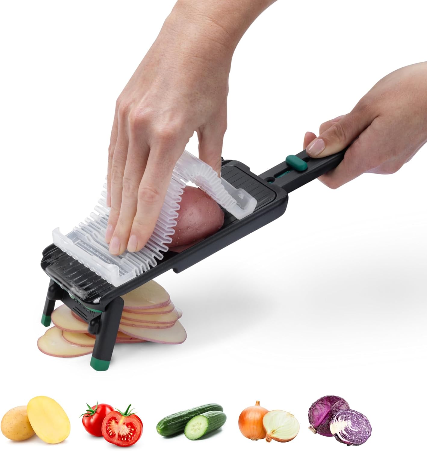 Handheld Safety Mandoline Slicer, Food Vegetable Cutter
