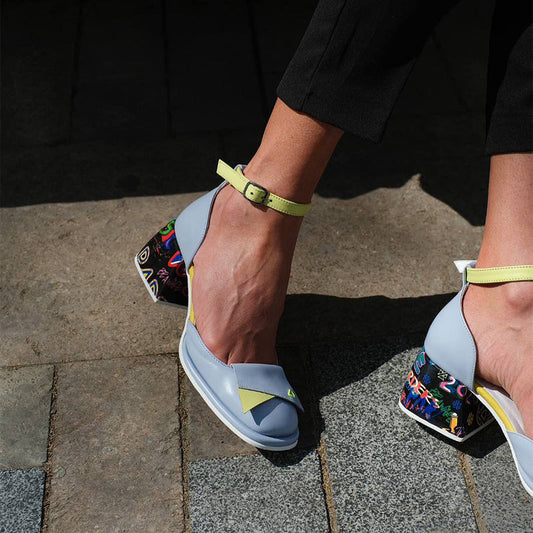 Thick Heeled Square Head Mary Jane