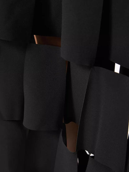 Rectangle Tassel Details High Waist Skirt