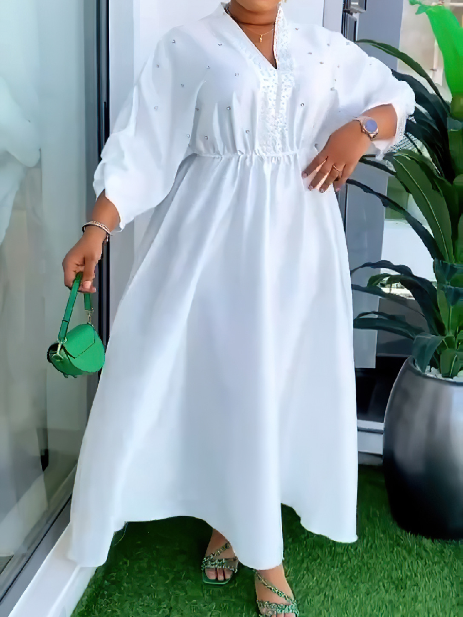 Demure Dazzle Occasion Dress