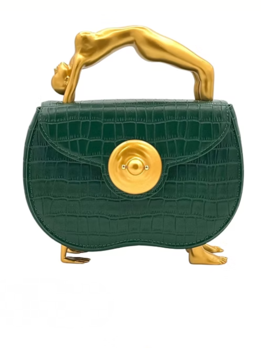 Metal Jewelry Buckle Tote