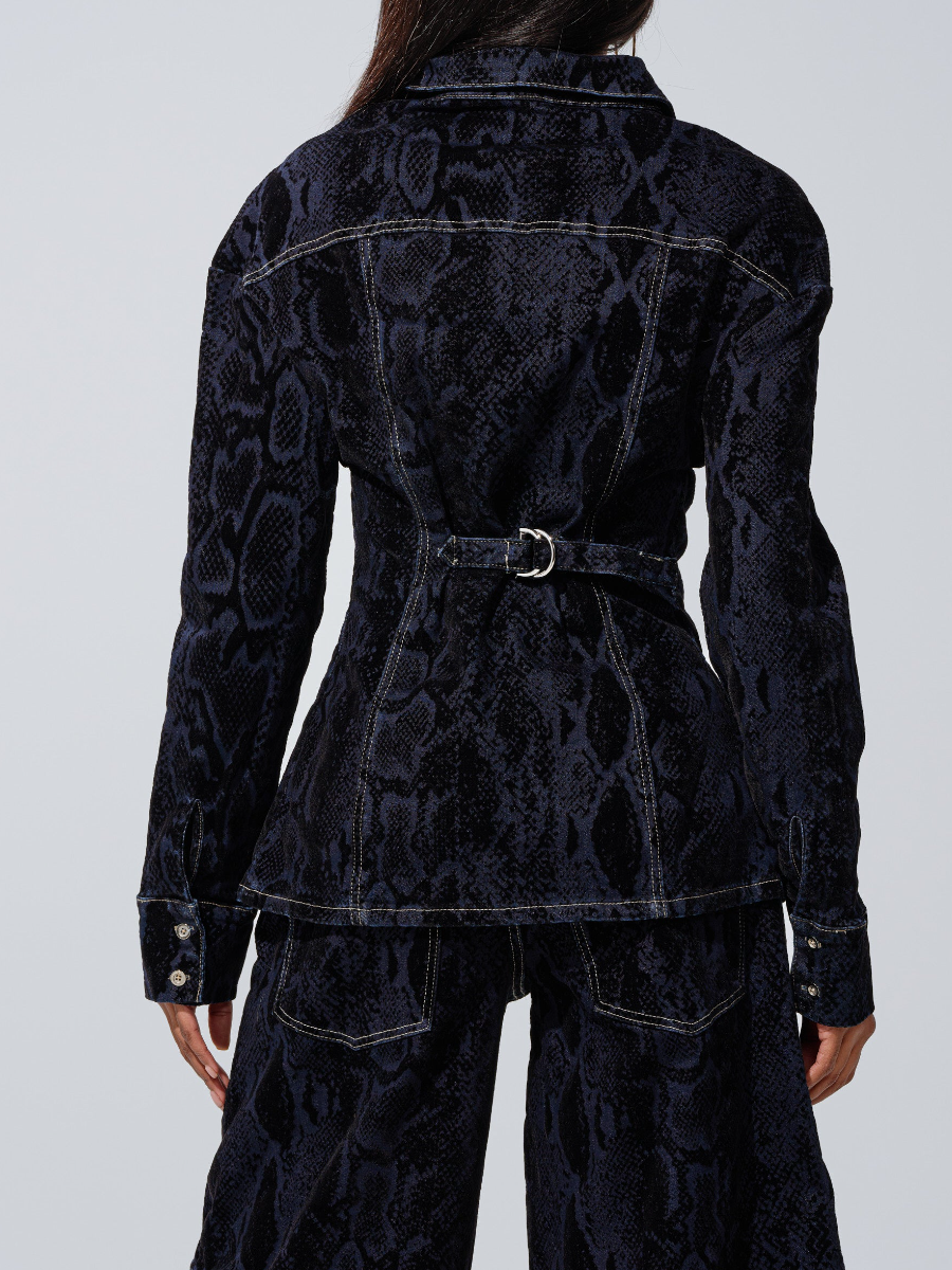 Dark Washed Denim Top