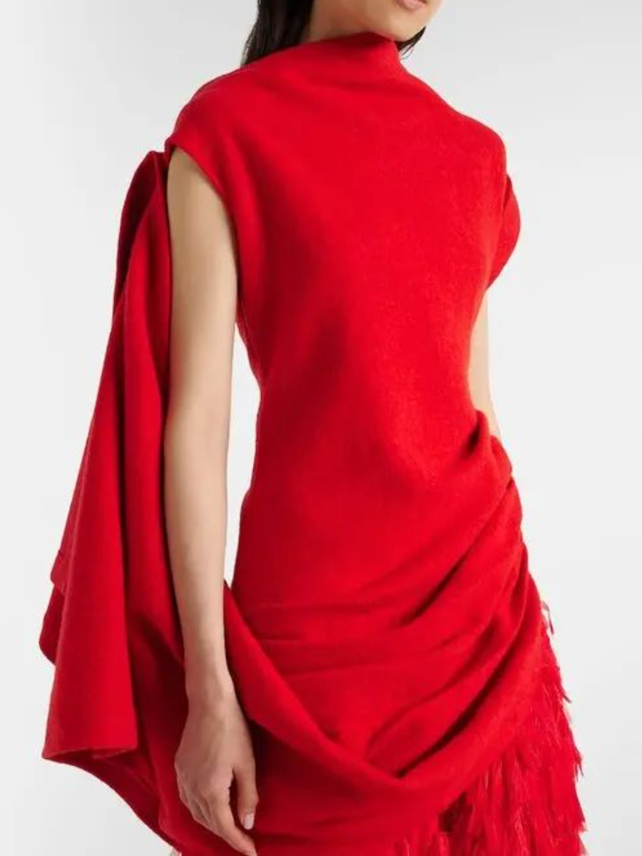 Asymmetrical Draped Top