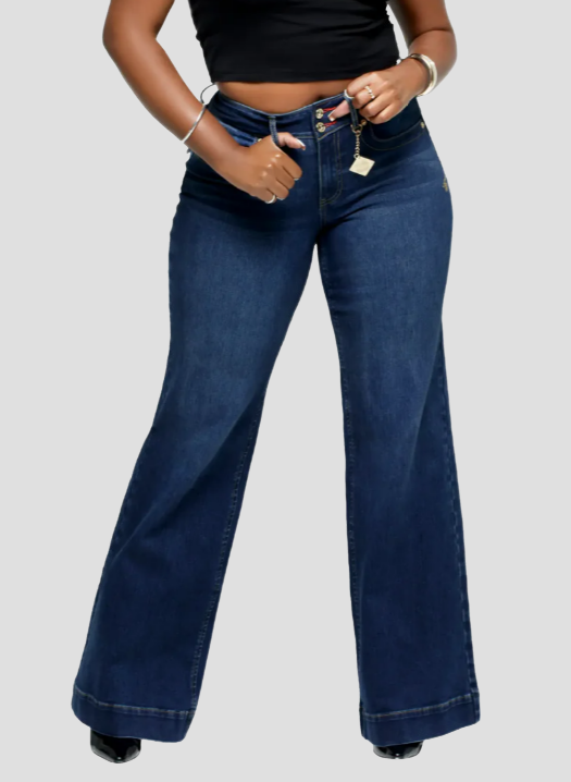 Adorable Wide-leg Apple Jeans