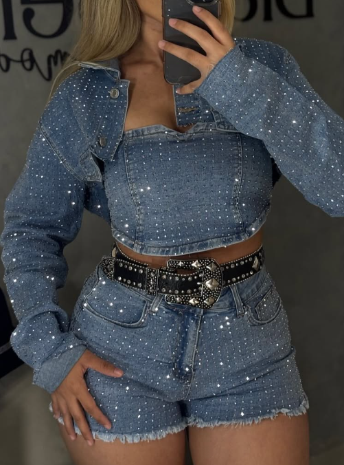 Dazzle Denim 3pc Set