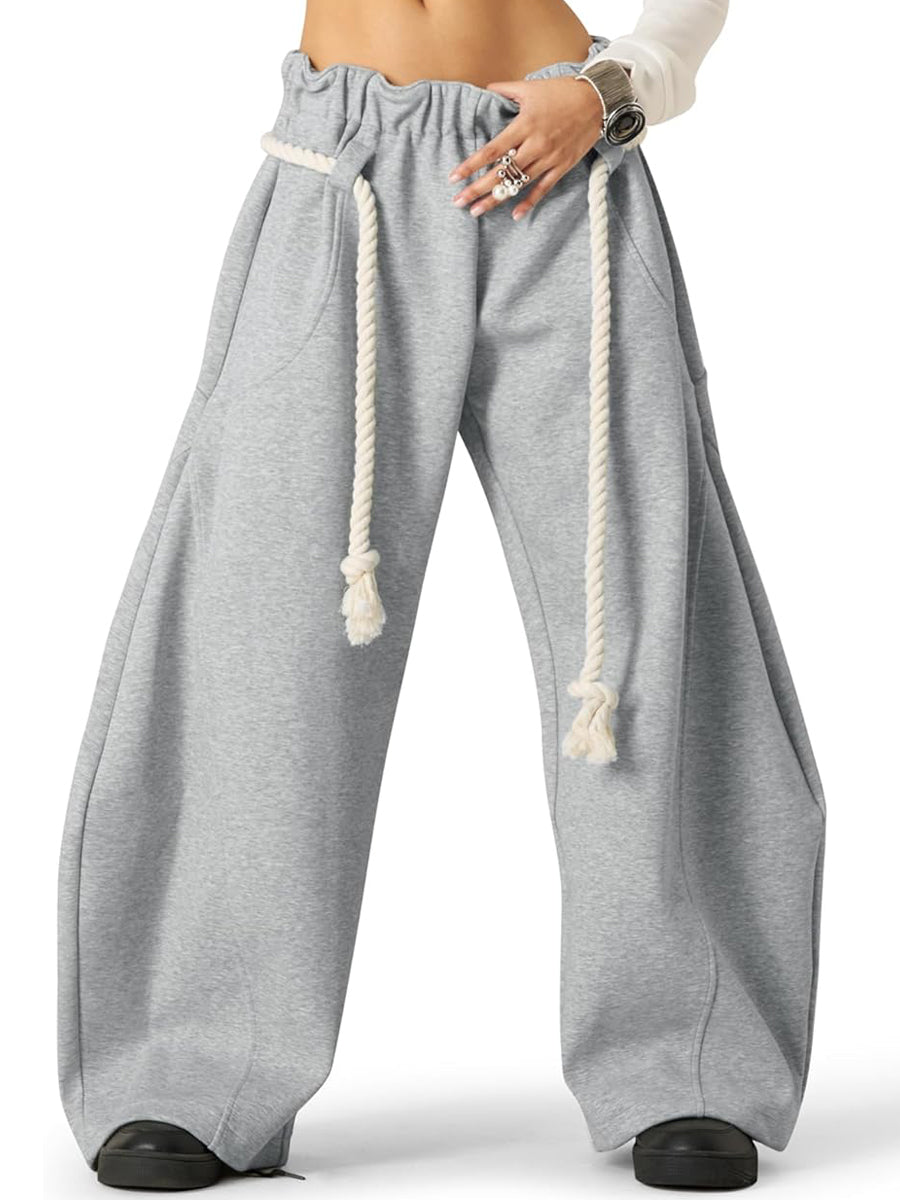 Loose Casual Sweatpants Straight Machete Pants