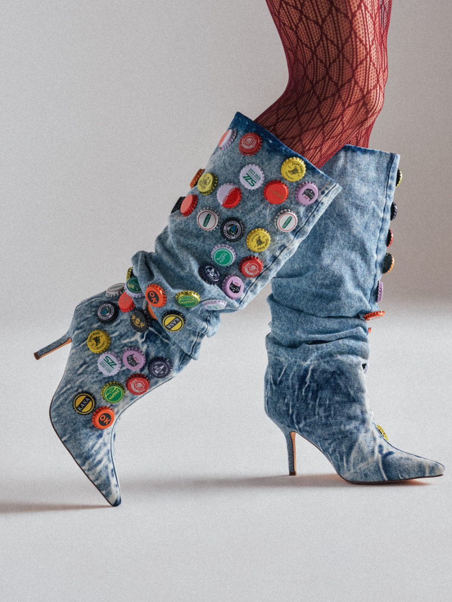 Cowboy Cap High Heel Boots