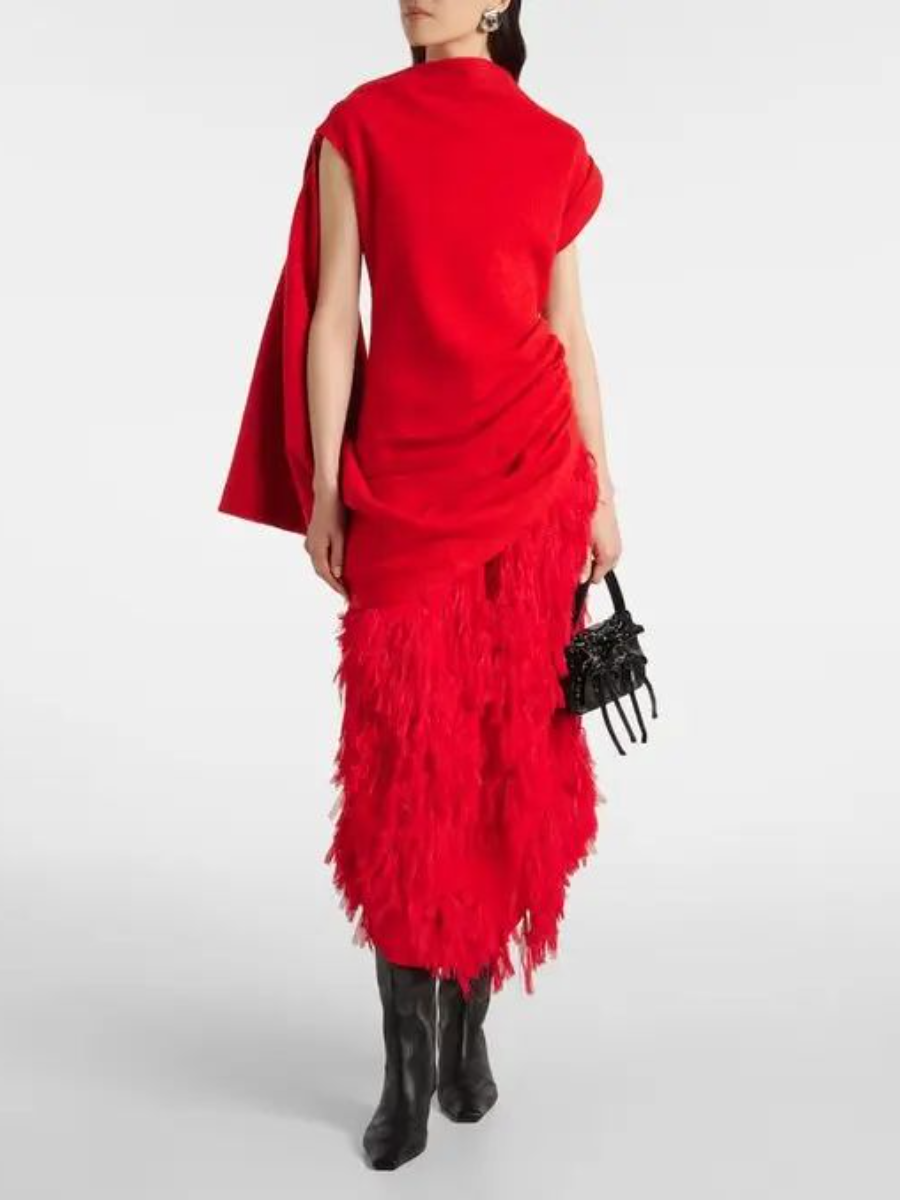 Asymmetrical Draped Top