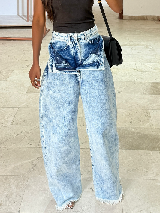 Wide-leg Jeans