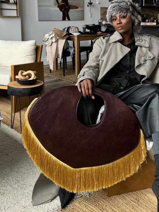 Leather Bohemian Tassic Bag