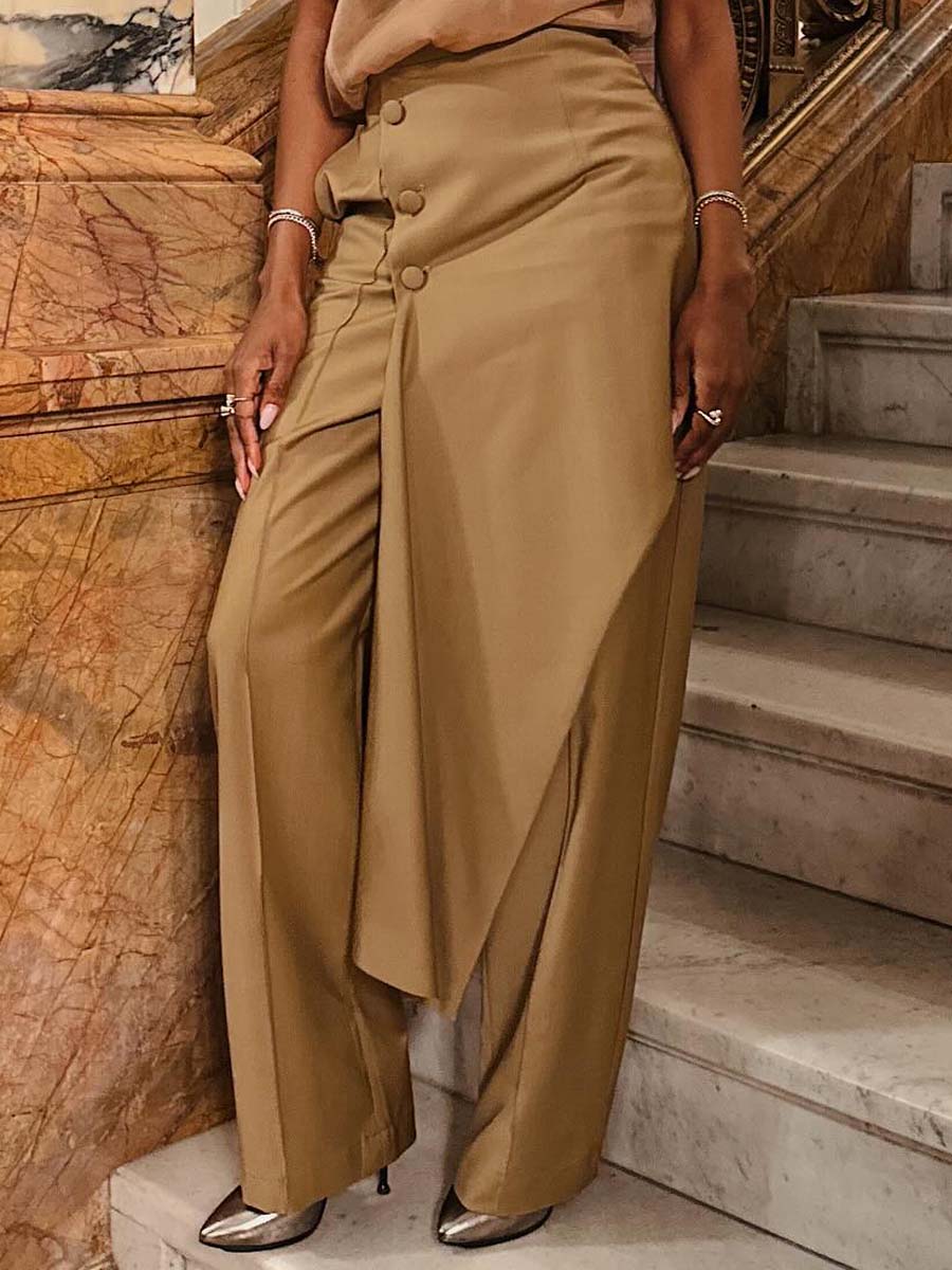 Fashion Asymmetric Two Pieces Set