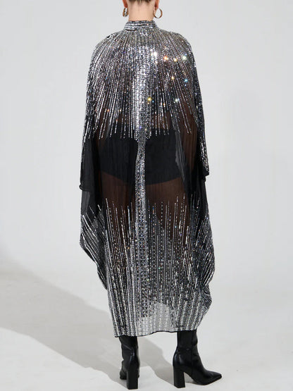 Sequined Sparkle Shine Blouse & Rhinestones Pants