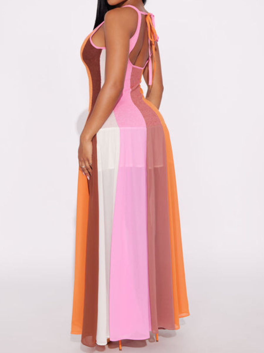 Colorful Sling Dress