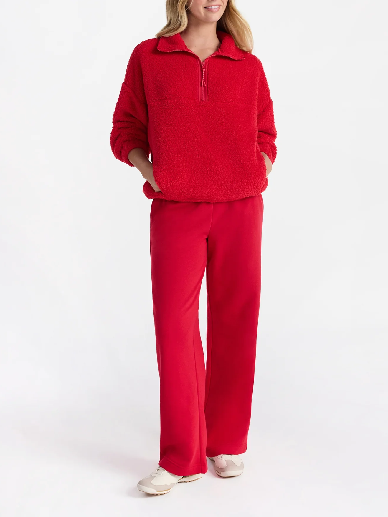 Plush Half-Zip Pullover