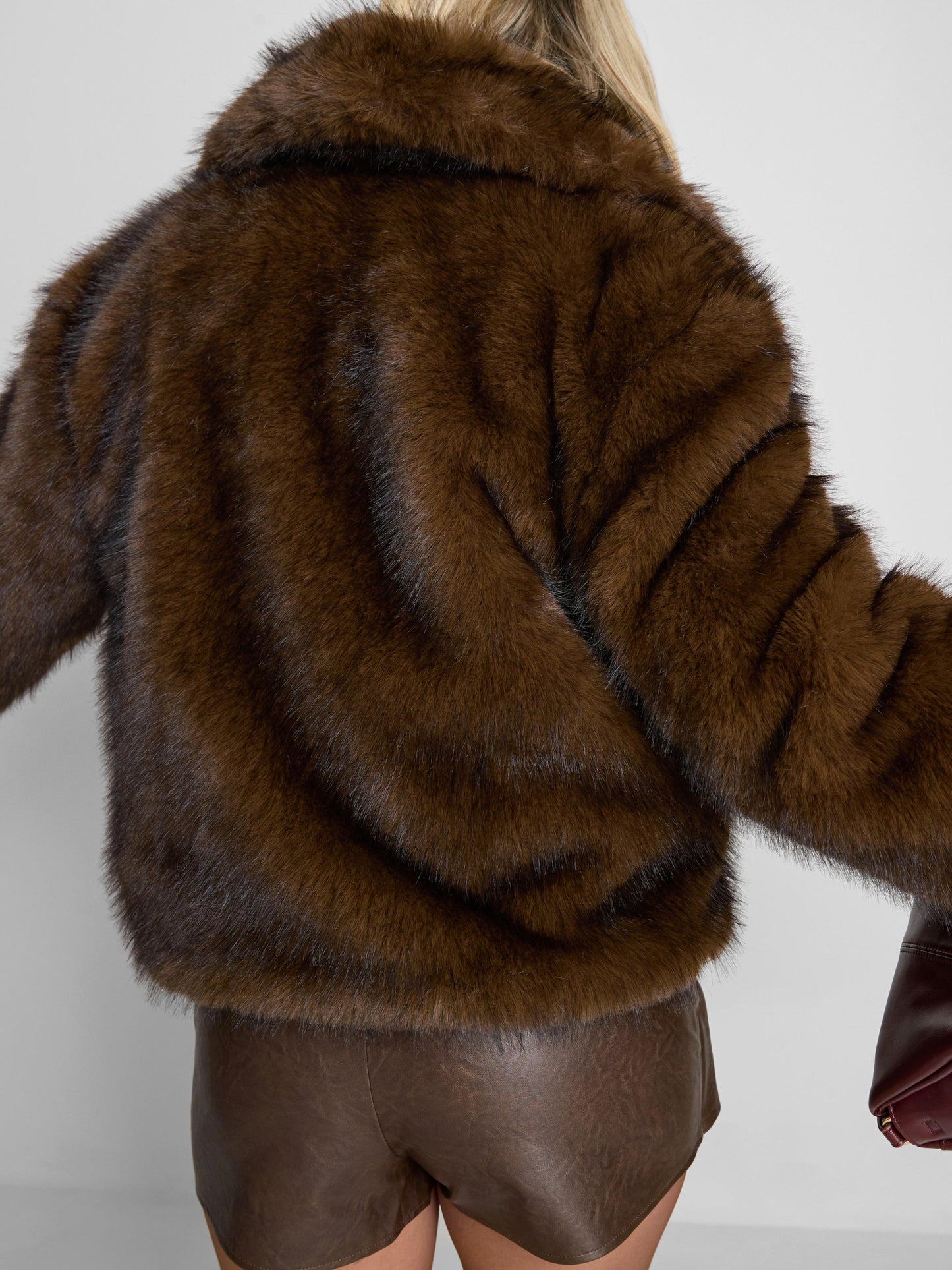 Short Faux Fur Jacket