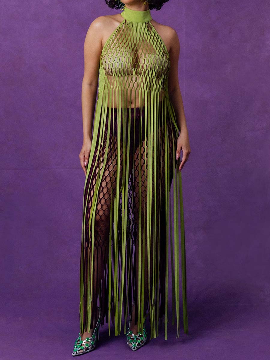 Faux Suede Laser Cut Top