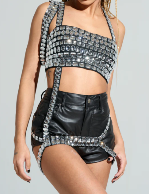 The Dazzle Rhinestone Top