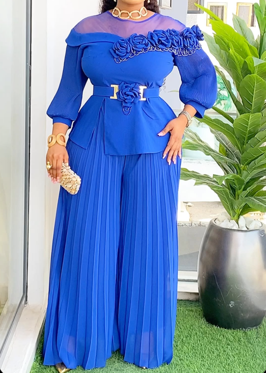 The Elegant 3D Flower 2pc Set