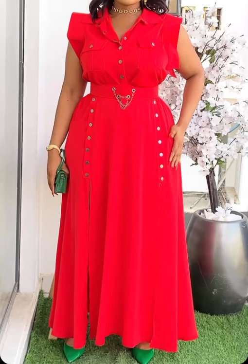 The Casual Split 2pc Skirt Set